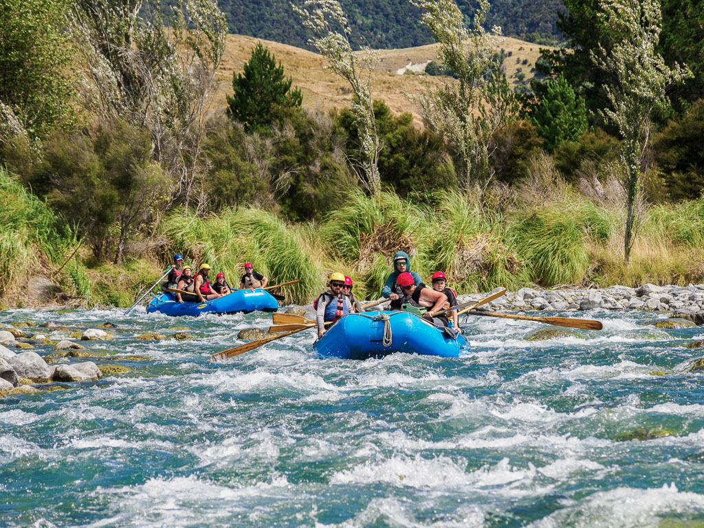 Half-day family rafting on the Clarence River